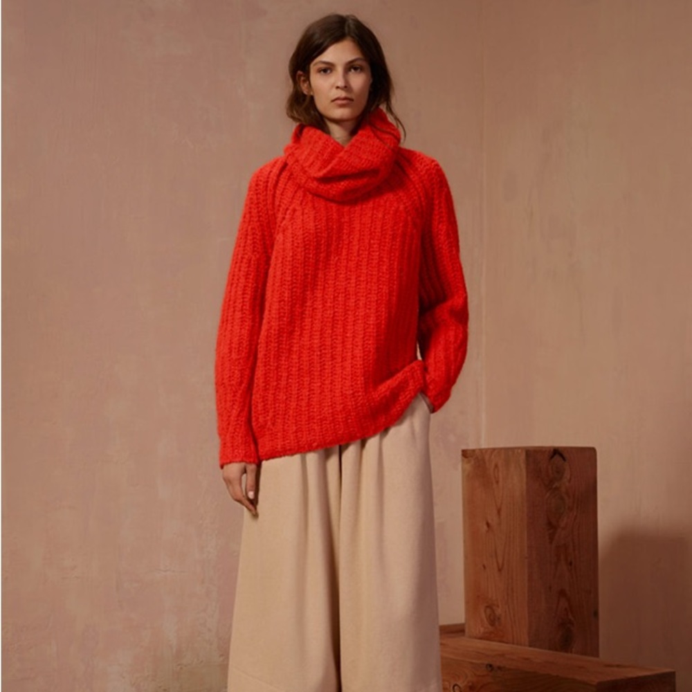 BNWOT aritzia Wilfred le fou wool blend turtleneck (removable)sweater